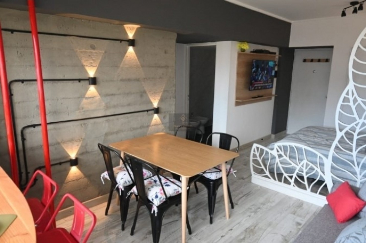 Departamento con vista al mar en Torre Bristol para 3 personas. 